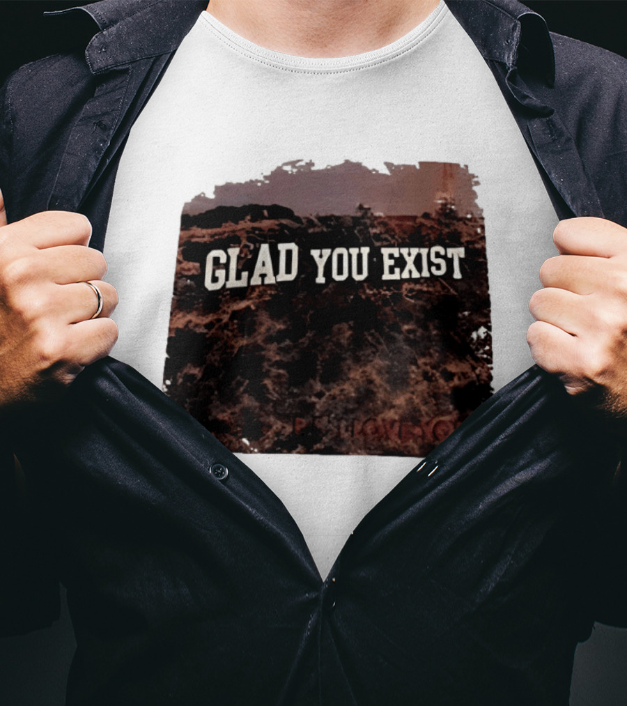 Brandy Melville Glad You Exist Pajama Party Collection T-Shirt