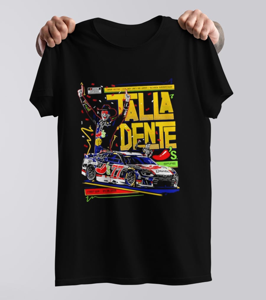 Carson Hocevar Talladega Superspeedway Victory Celebration $77 Jack Link's NASCAR Cup Series T-Shirt