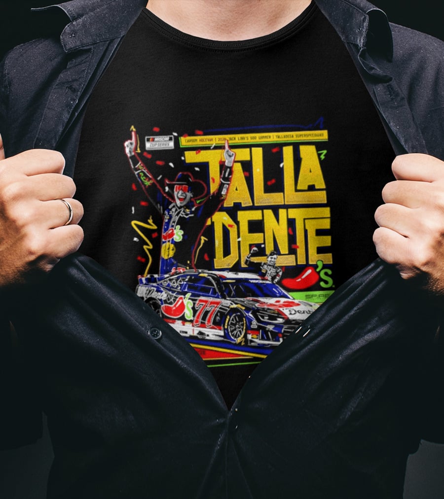 Carson Hocevar Talladega Superspeedway Victory Celebration $77 Jack Link's NASCAR Cup Series T-Shirt
