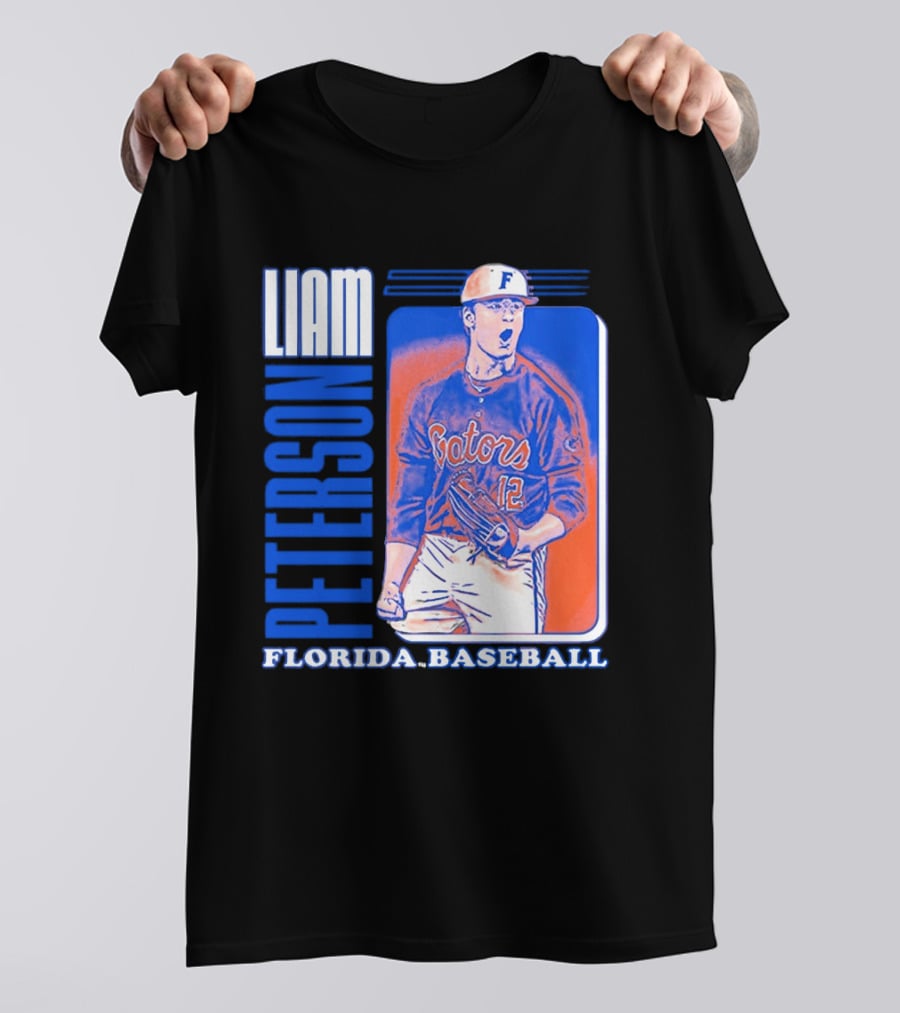Liam Peterson Florida Gators Baseball Player T-Shirt