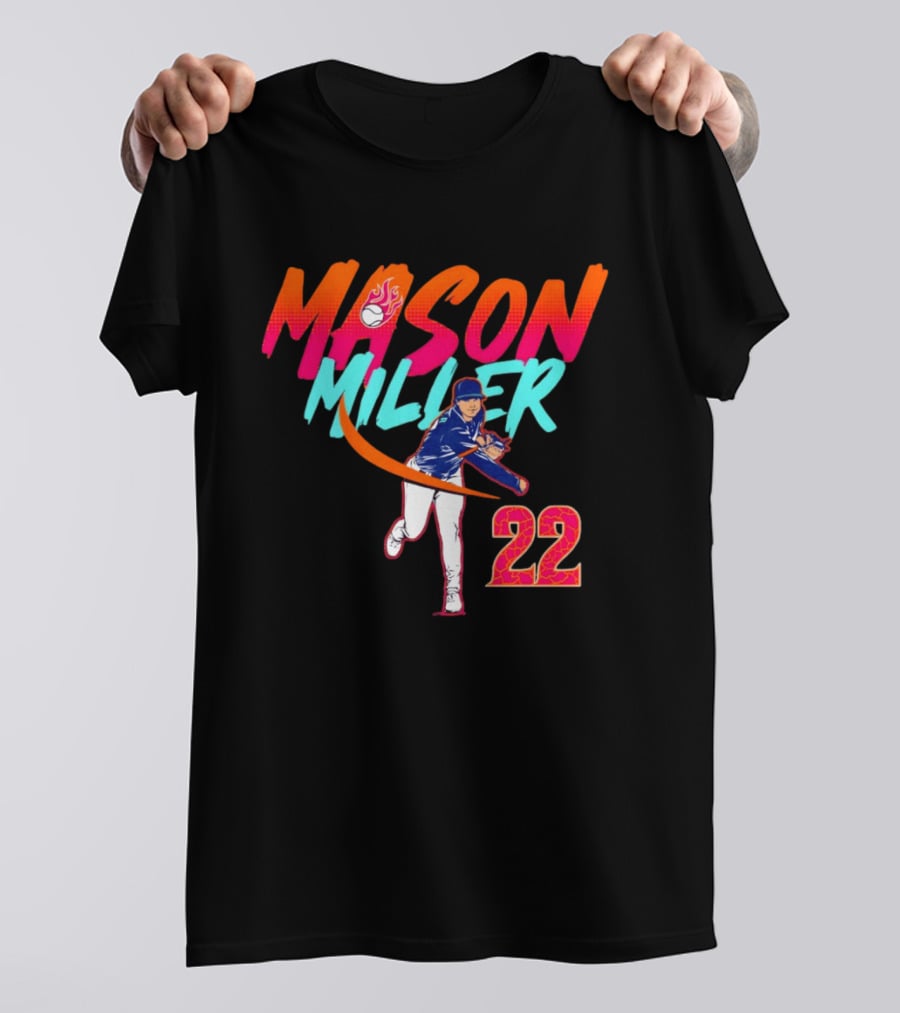 Mason Miller 22 San Diego Padres MLB City Edition 2026 Baseball Pitcher T-Shirt