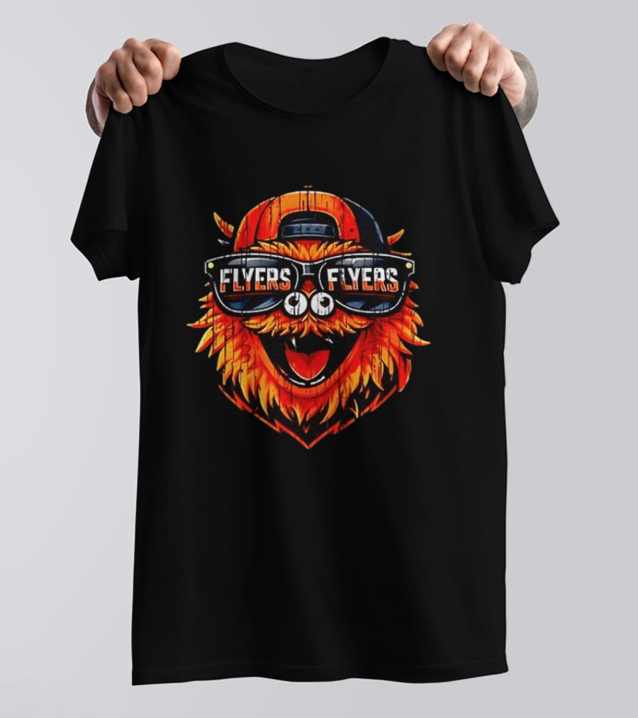 Philadelphia Flyers Gritty Sunglasses Hockey T-Shirt