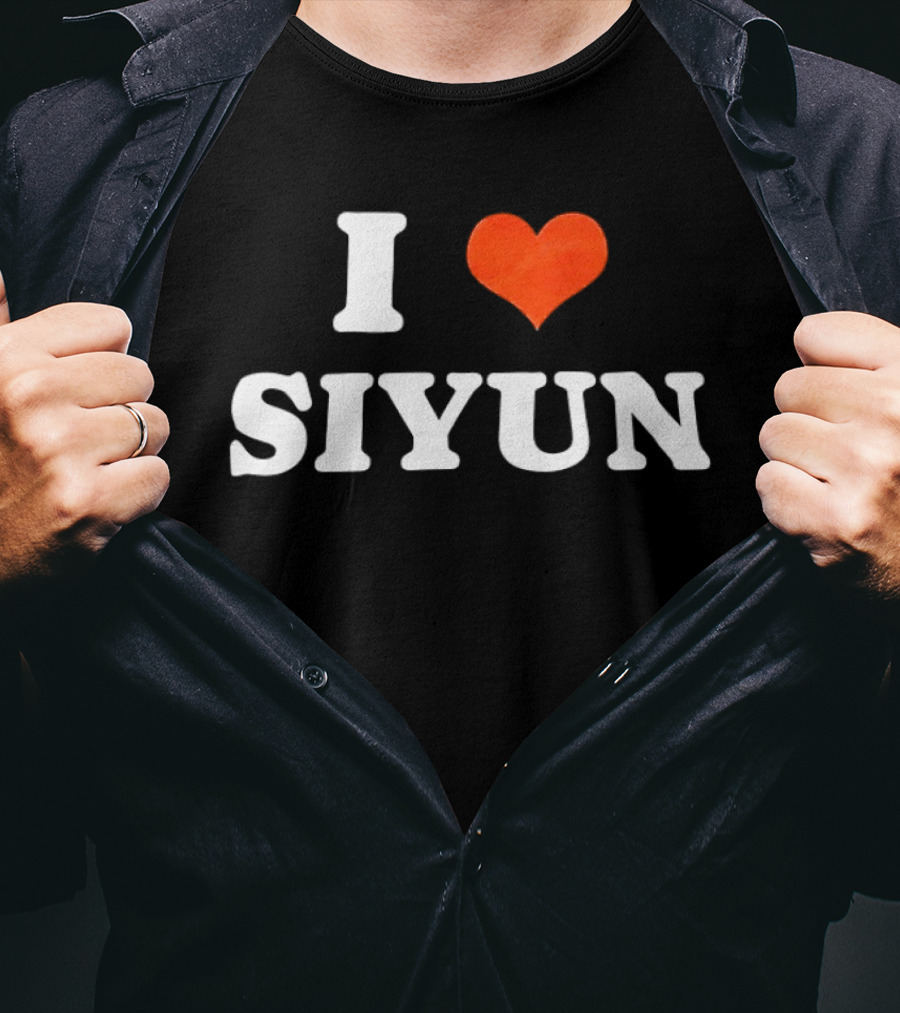 I Love Siyun Red Heart T-Shirt