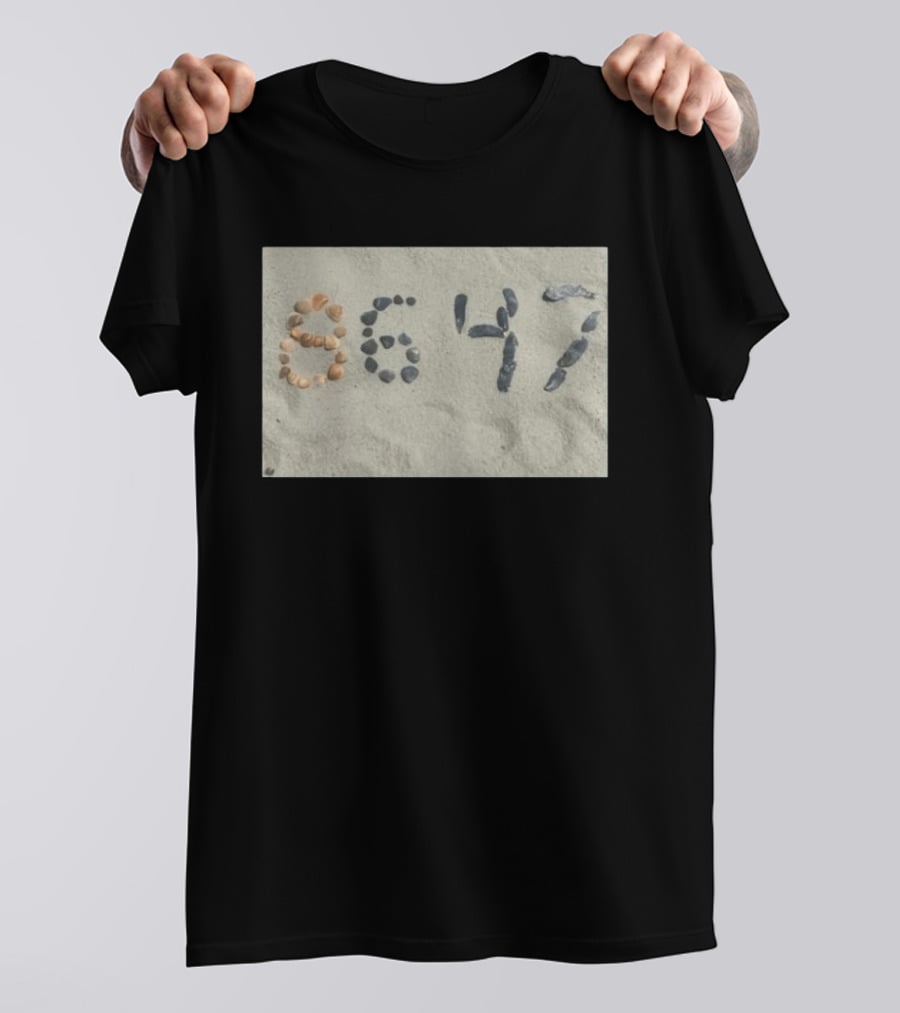 James Comey 8647 Beach Sand Seashell Pebble T-Shirt