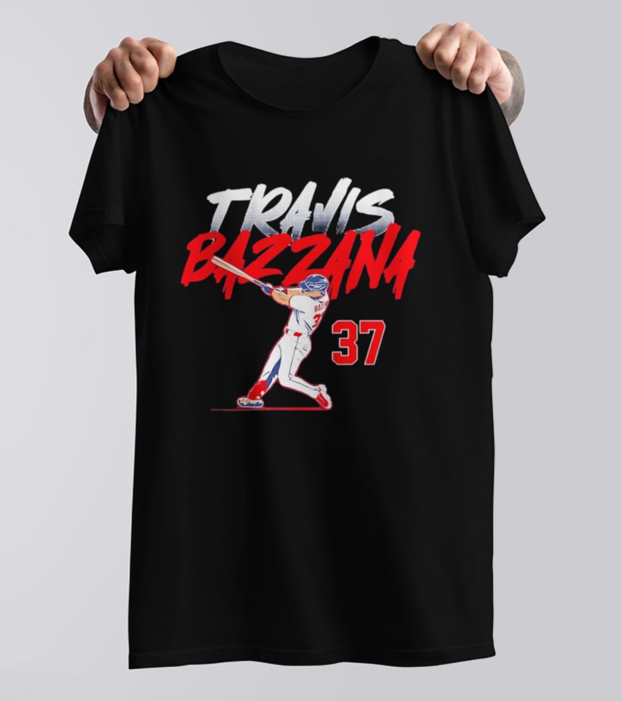 Travis Bazzana 37 Baseball Swing Cleveland Guardians Slugger T-Shirt