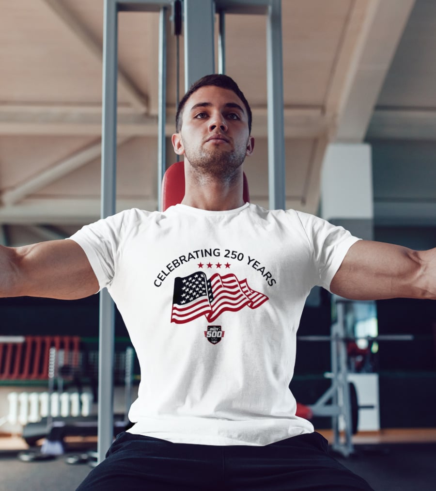 Celebrating 250 Years Indy 500 American Flag 2026 T-Shirt