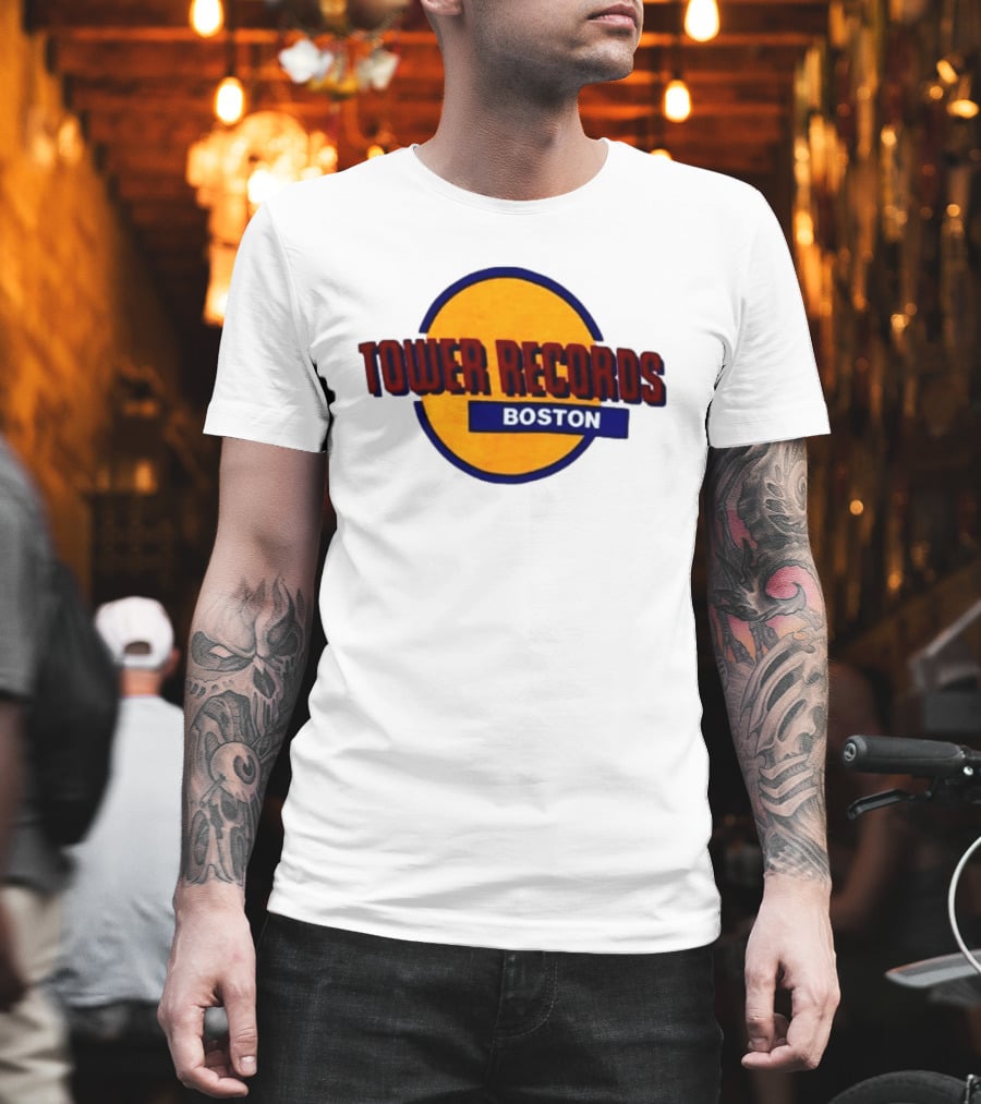Tower Records Boston Vintage Circle T-Shirt