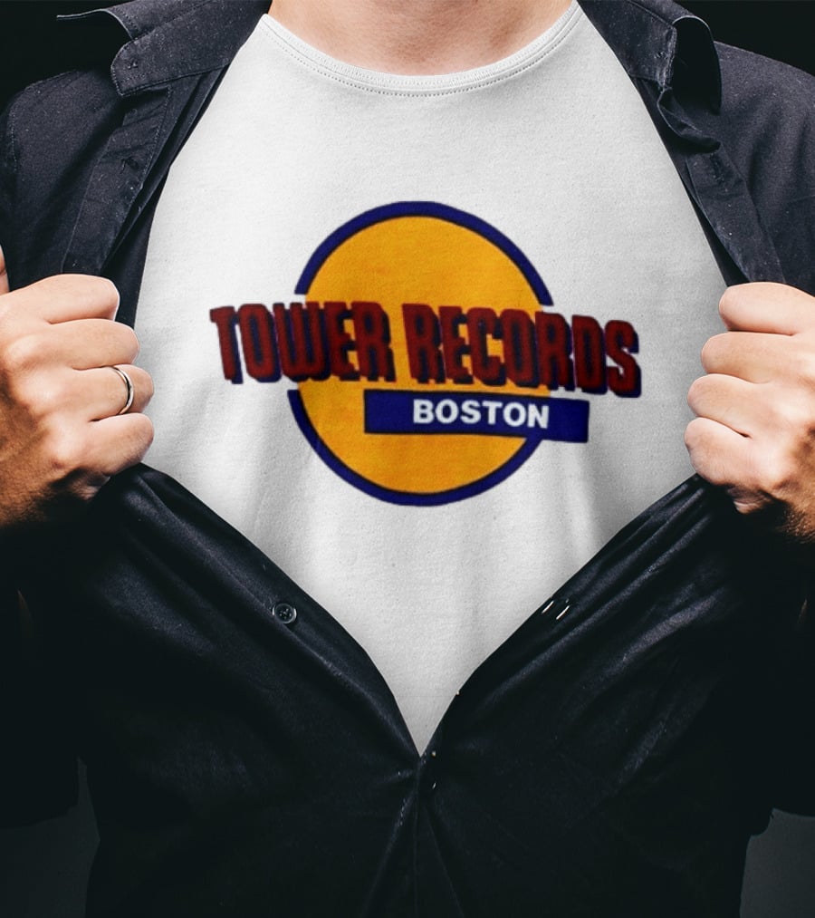 Tower Records Boston Vintage Circle T-Shirt