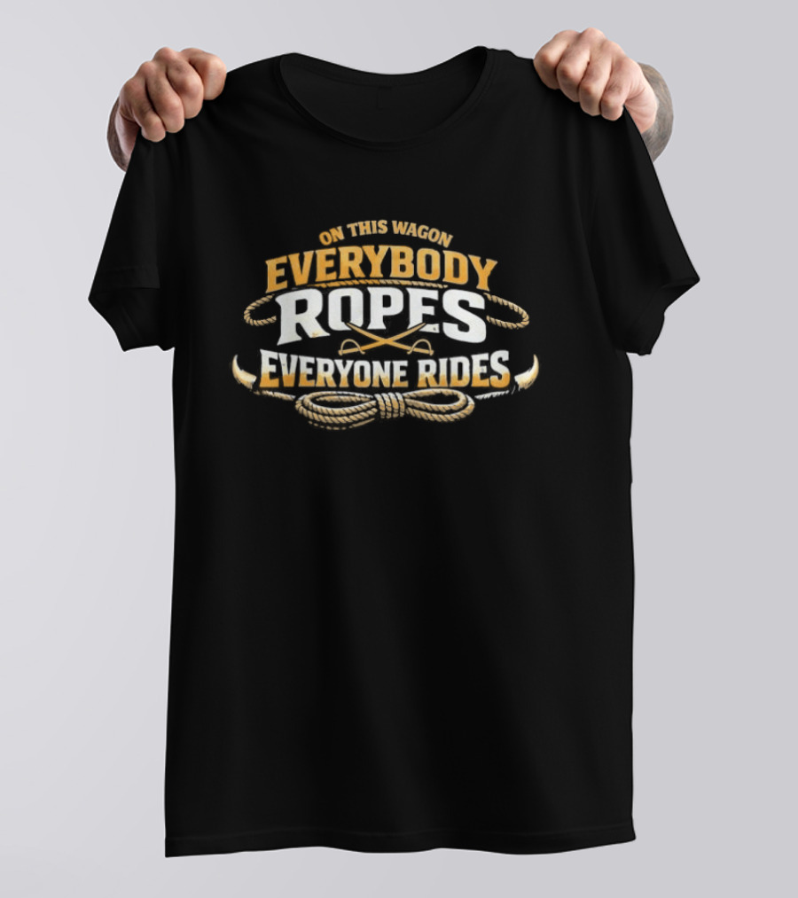 Buffalo Sabres On This Wagon Everybody Ropes Everyone Rides T-Shirt