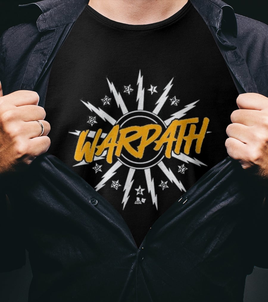 Original Buffalo Hockey Warpath 2026 Sunburst Stars T-Shirt