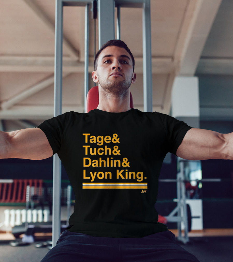 Tage Tuch Dahlin Lyon King Buffalo Hockey Ampersand T-Shirt