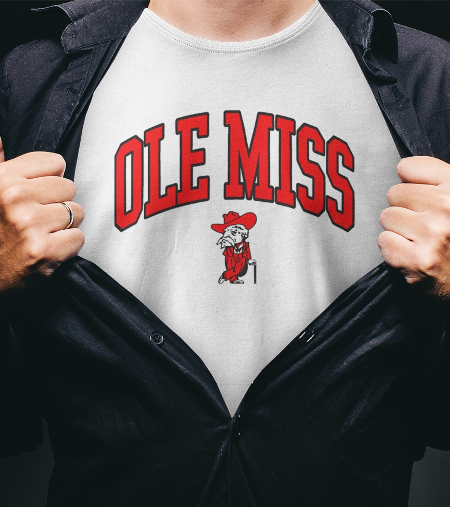 Ole Miss Rebels Colonel Reb Arch T-Shirt