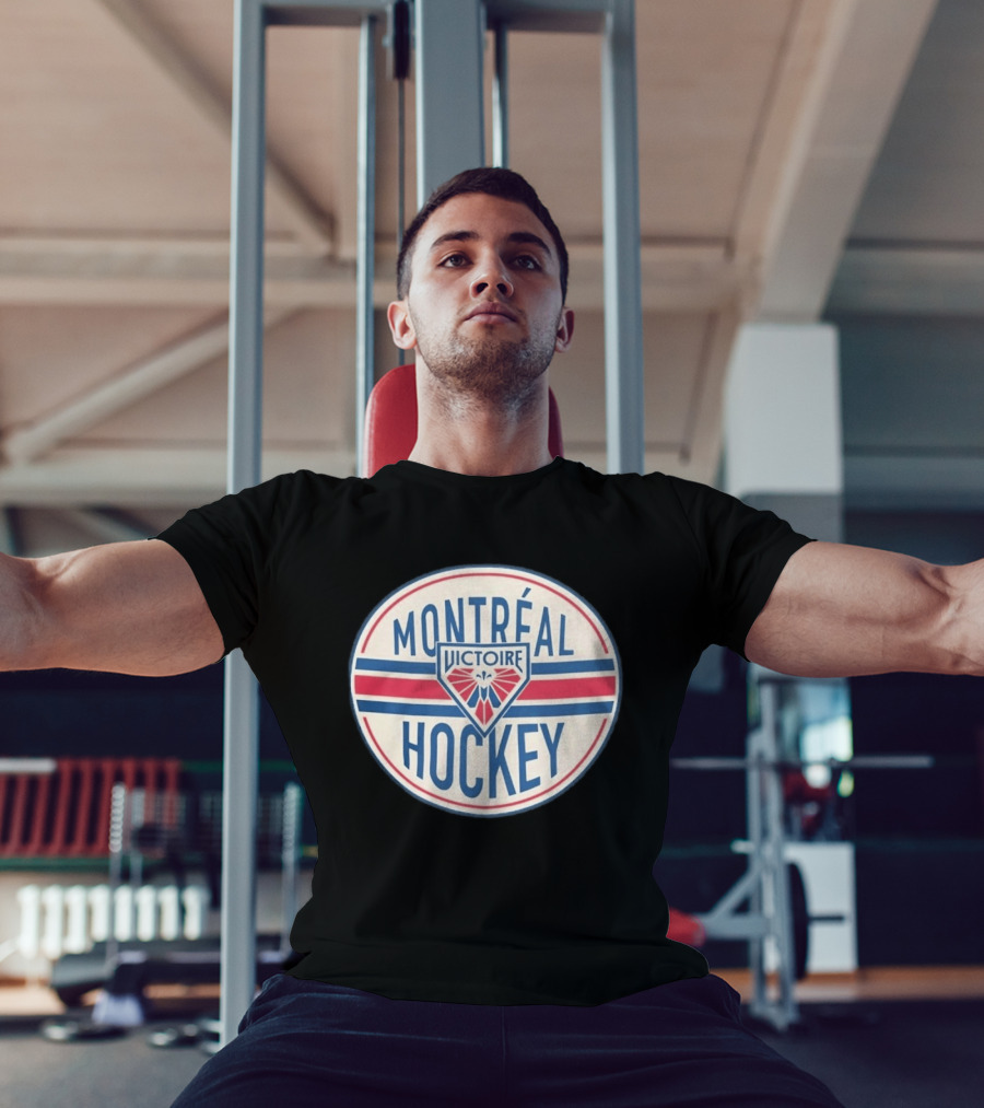 PWHL Shops Montreal Victoire Hockey Stadium Essentials Seal T-Shirt