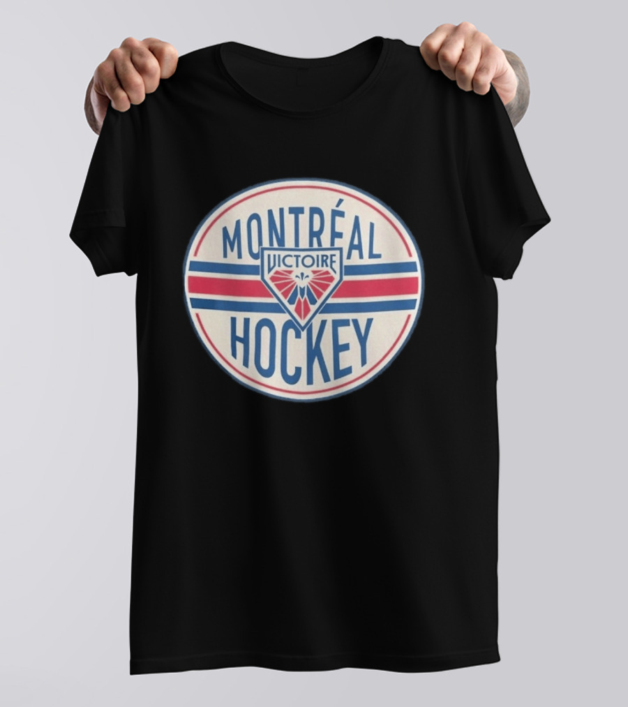 PWHL Shops Montreal Victoire Hockey Stadium Essentials Seal T-Shirt