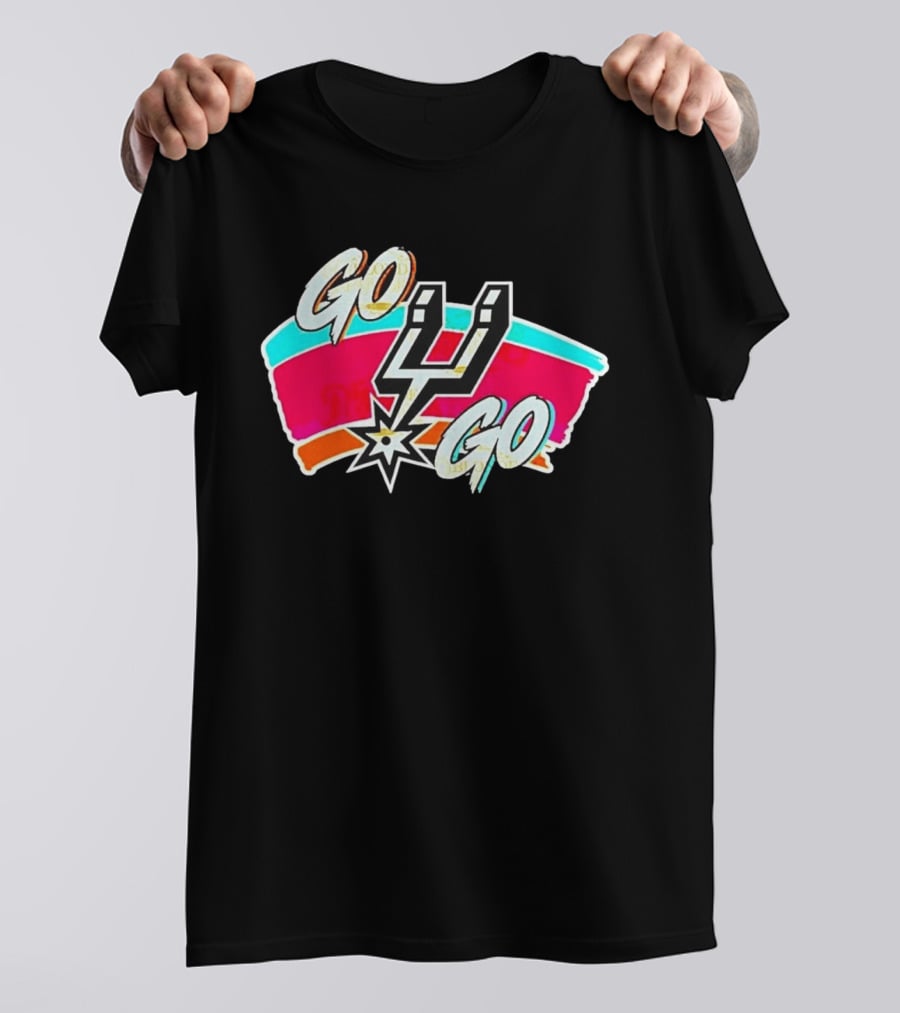 Go Spurs Go Basketball Game Day Spurs T-Shirt