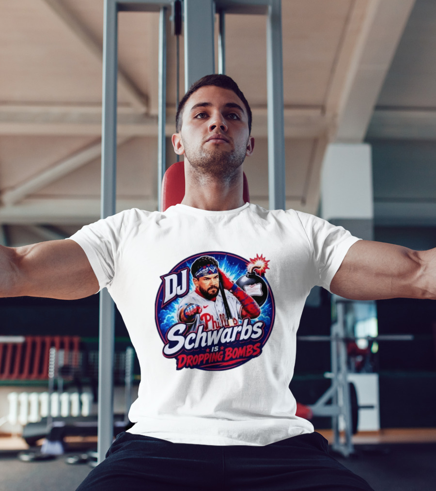 DJ Schwarbs Phillies Dropping Bombs T-Shirt