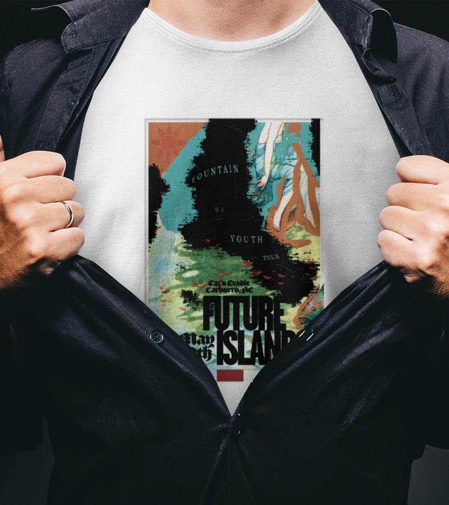 May 19 2026 Future Islands At Cat's Cradle Carrboro NC Fountain Of Youth Tour T-Shirt