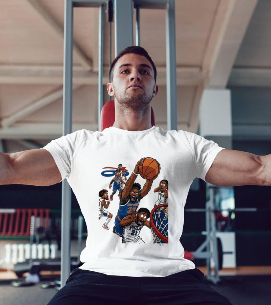 Josh Hart Monster Dunk New York Knicks Basketball Player Epic Slam T-Shirt