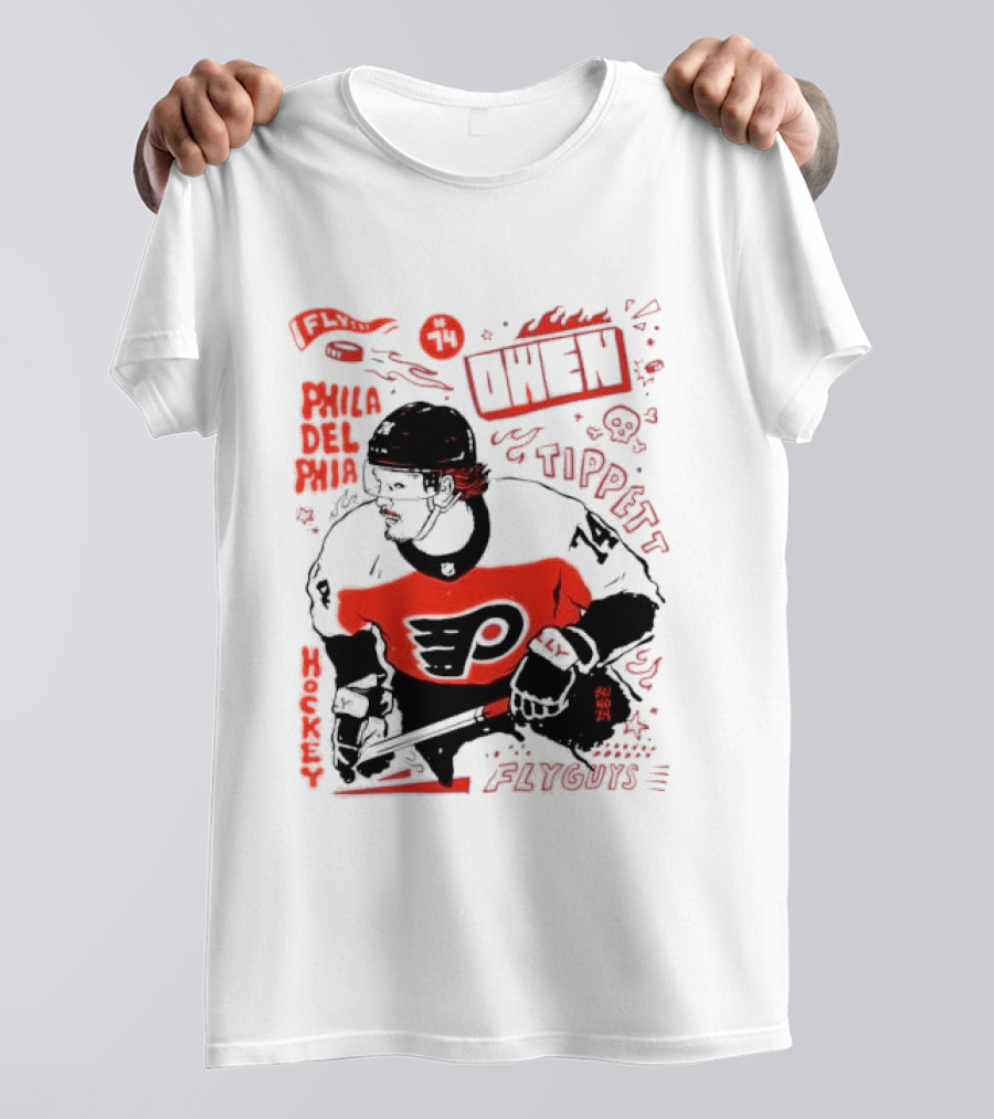 Flyguys Owen Tippett Philadelphia Flyers T-Shirt