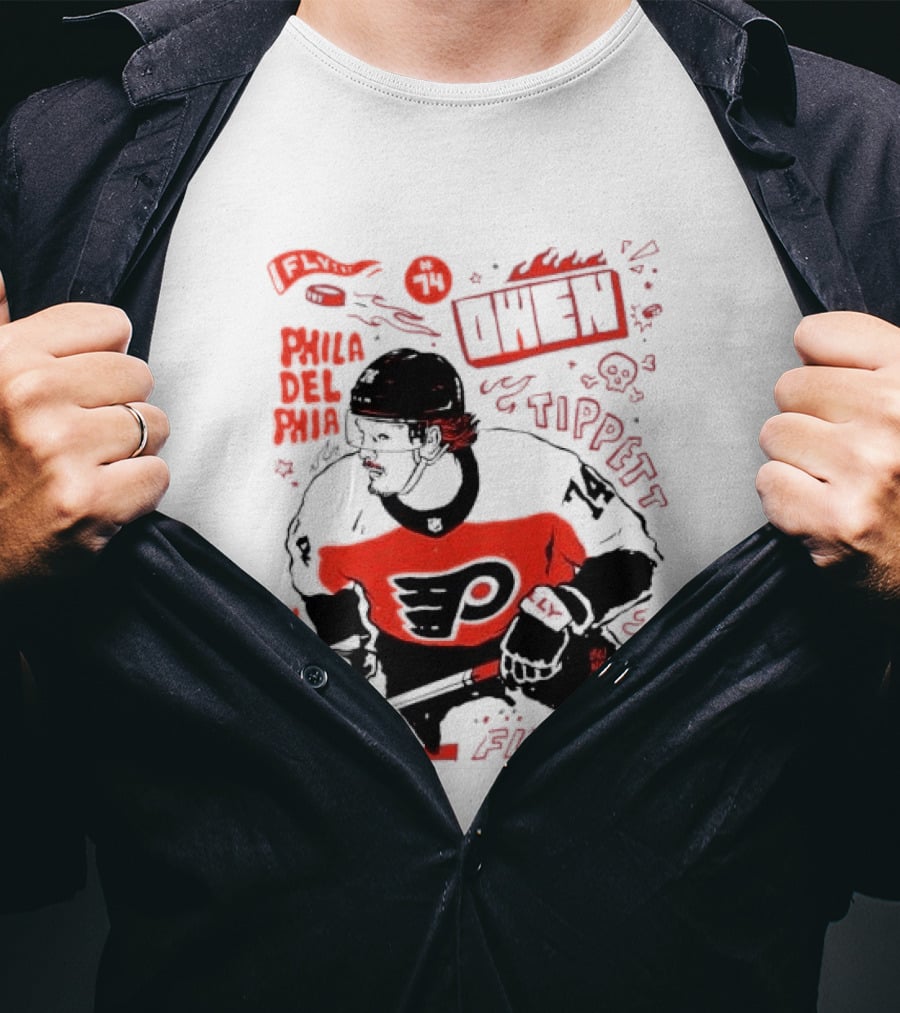 Flyguys Owen Tippett Philadelphia Flyers T-Shirt