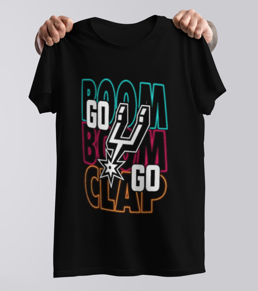 Go Spurs Boom Boom Clap Go Clap T-Shirt