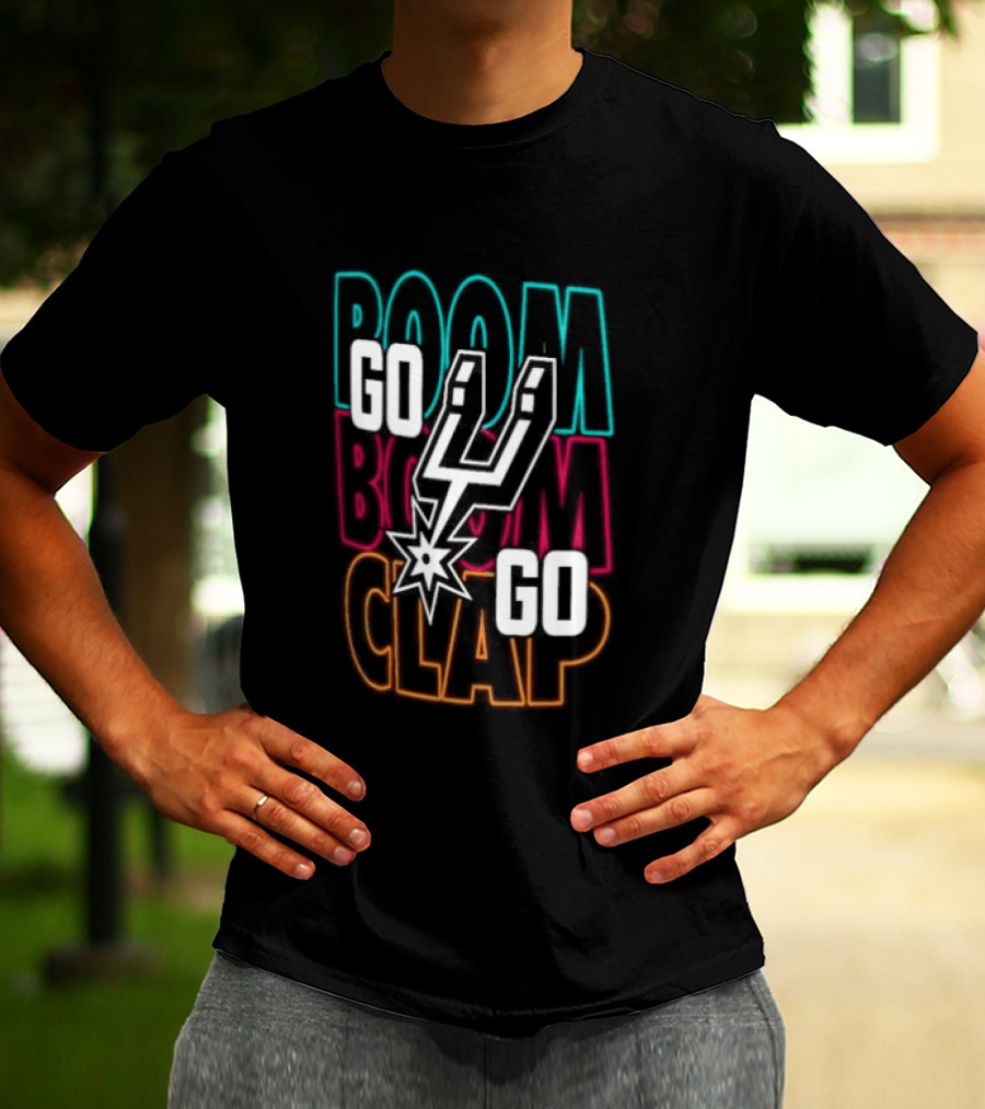 Go Spurs Boom Boom Clap Go Clap T-Shirt
