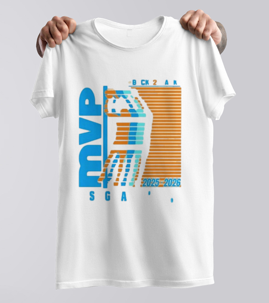Shai Gilgeous Alexander Back 2 Back MVP 2025 2026 SGA T-Shirt
