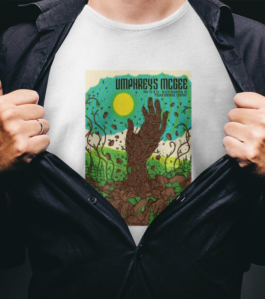 Umphrey's McGee May 22 23 Black Mountain NC Pisgah Brewing Company Tour T-Shirt