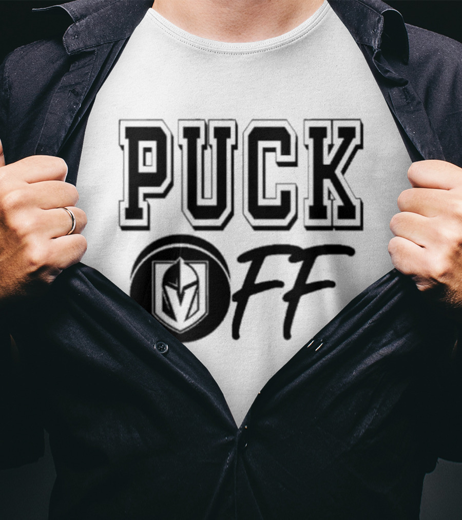 Vegas Golden Knights Puck Off Hockey Fan T-Shirt