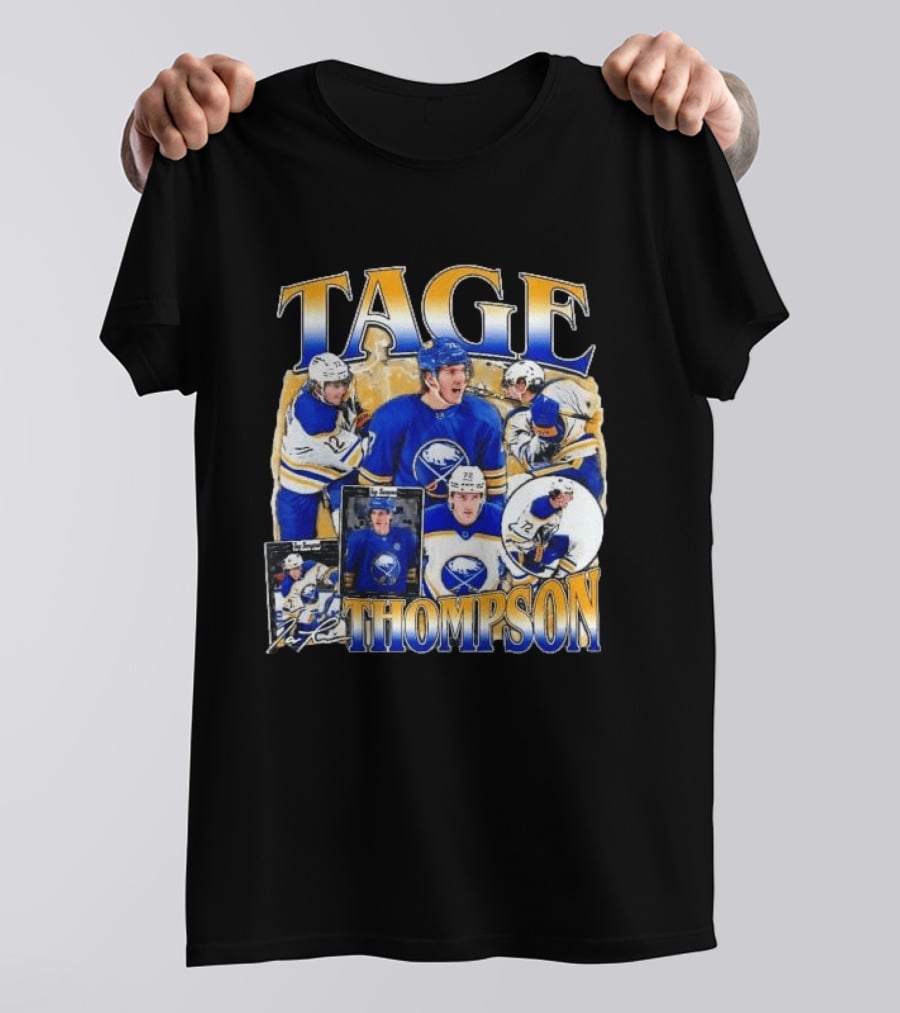Tage Thompson Buffalo Sabres Hockey Collage T-Shirt
