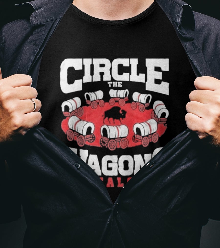 Circle The Wagons Buffalo NY Bills Football T-Shirt