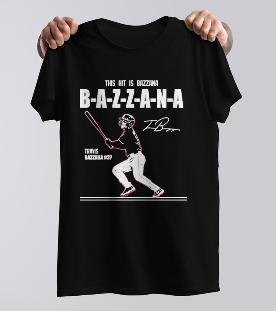 Travis Bazzana 37 Cleveland Baseball This Hit Is Bazzana Bazzana T-Shirt
