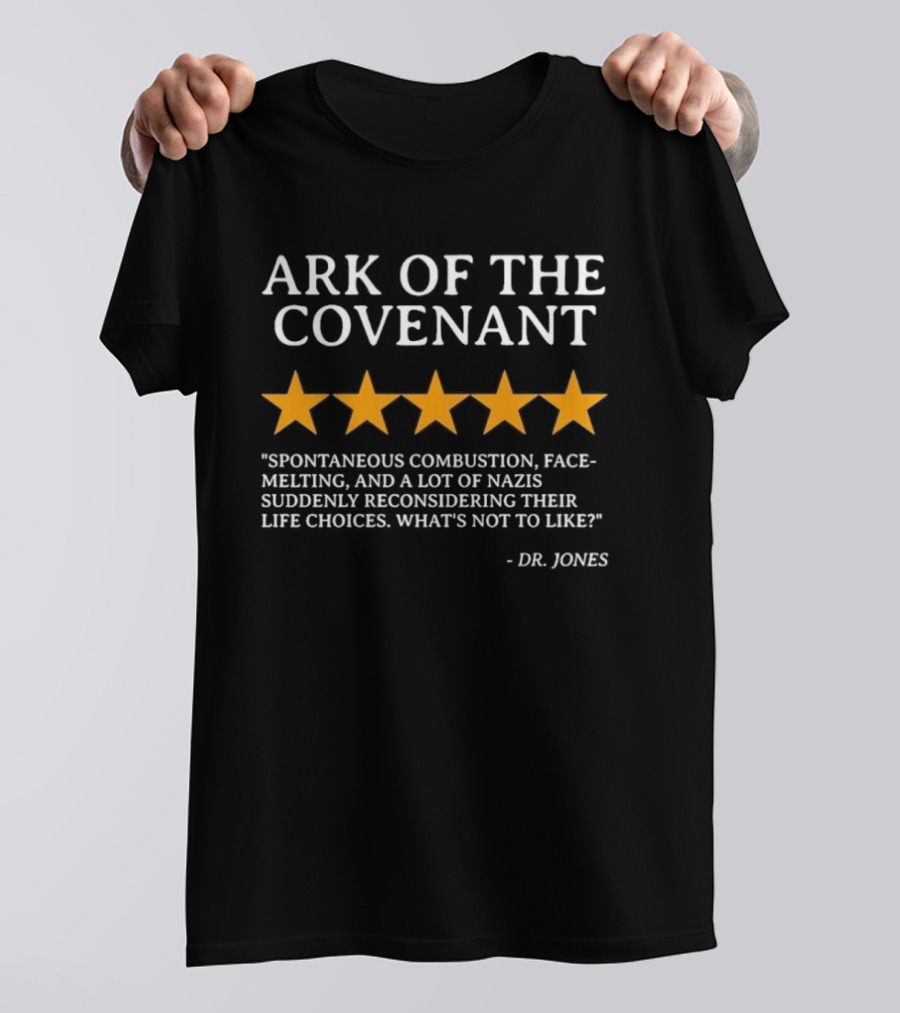 Ark Of The Covenant Five Star Review Dr. Jones T-Shirt