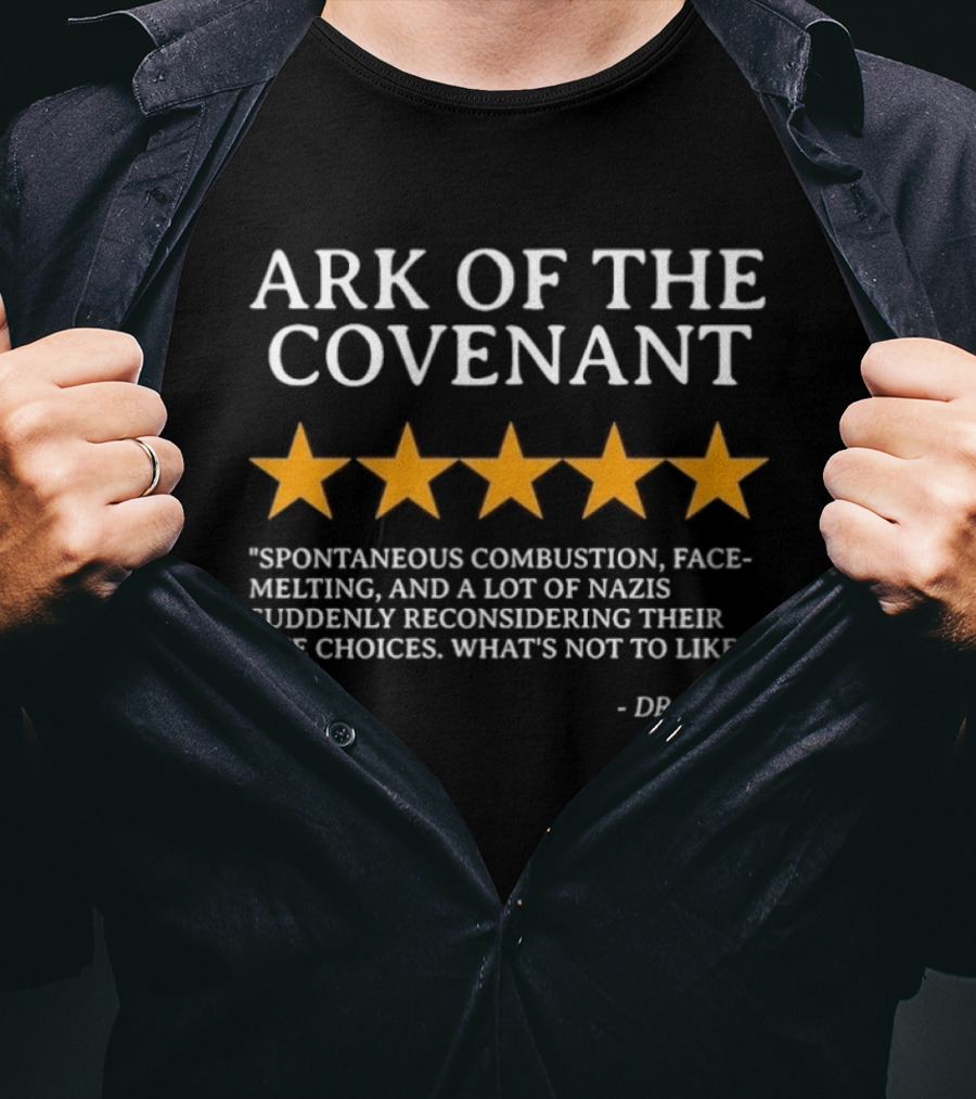 Ark Of The Covenant Five Star Review Dr. Jones T-Shirt
