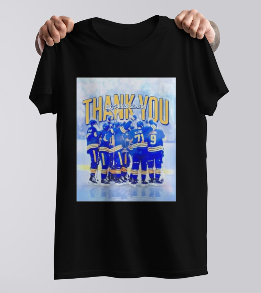 Buffalo Sabres Thank You 2025 2026 Season Players T-Shirt