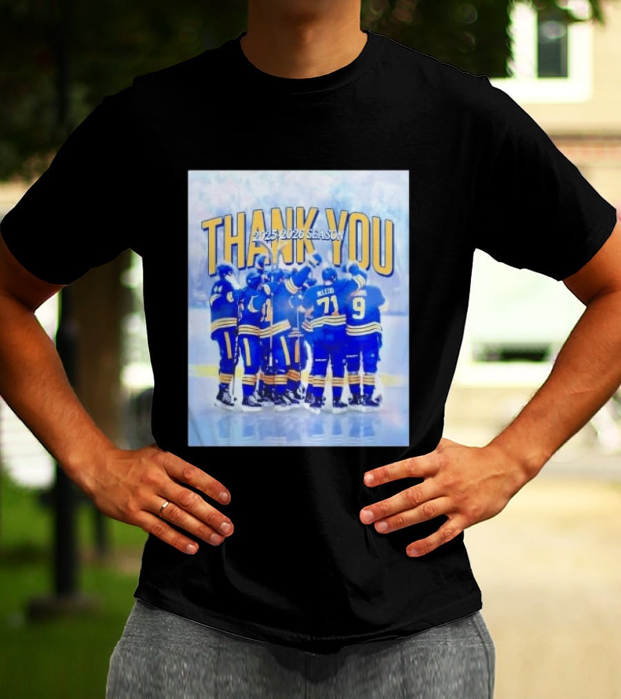 Buffalo Sabres Thank You 2025 2026 Season Players T-Shirt