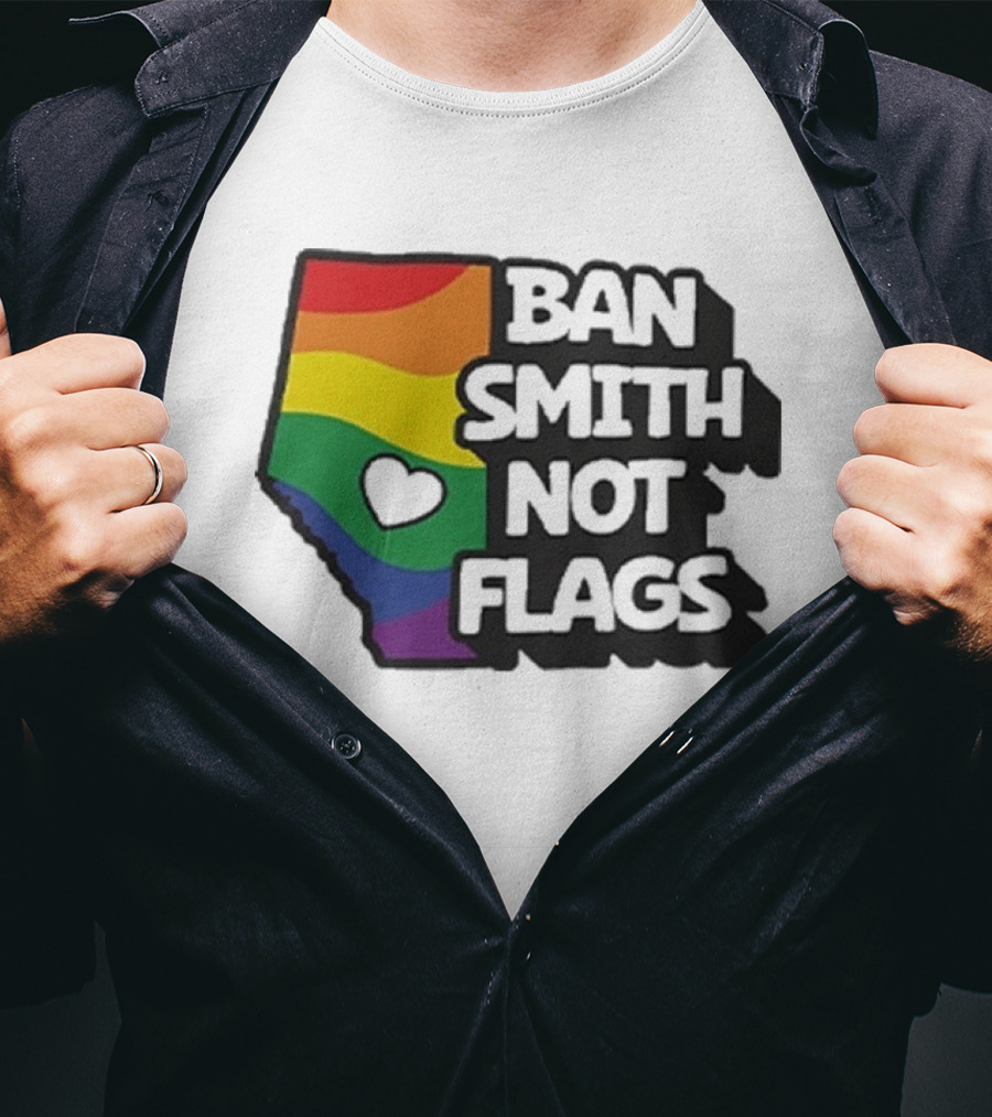 Ban Smith Not Flags Pride Rainbow Alberta Love T-Shirt