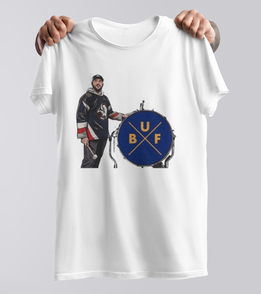 Buffalo Sabres Hockey Josh BUF Drum Team Spirit T-Shirt