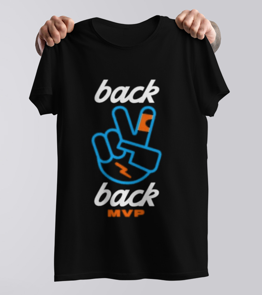 Back 2 Back MVP Piece Hand Shai Gilgeous Alexander T-Shirt