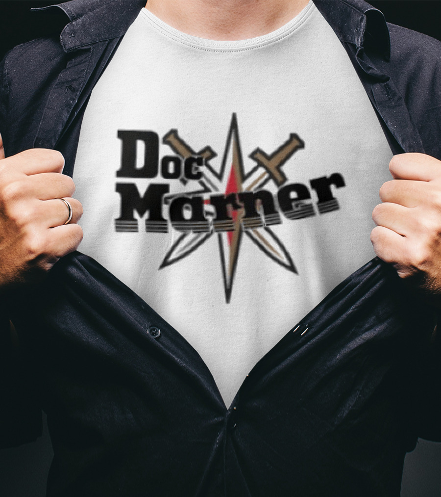 Doc Marner Swords Icon Starburst T-Shirt