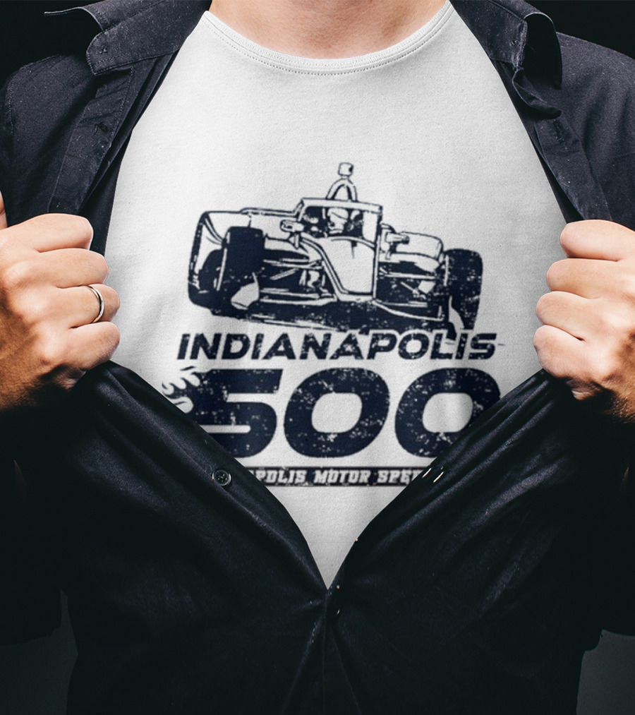 Indianapolis 500 Indianapolis Motor Speedway Racing Car T-Shirt