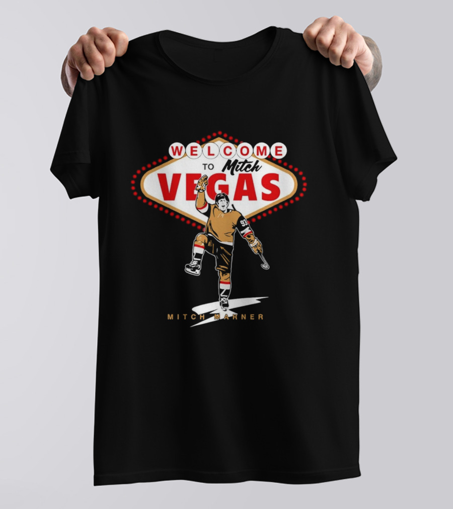 Welcome To Mitch Vegas Mitchell Marner NHL Hockey T-Shirt