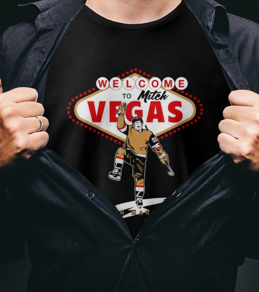 Welcome To Mitch Vegas Mitchell Marner NHL Hockey T-Shirt