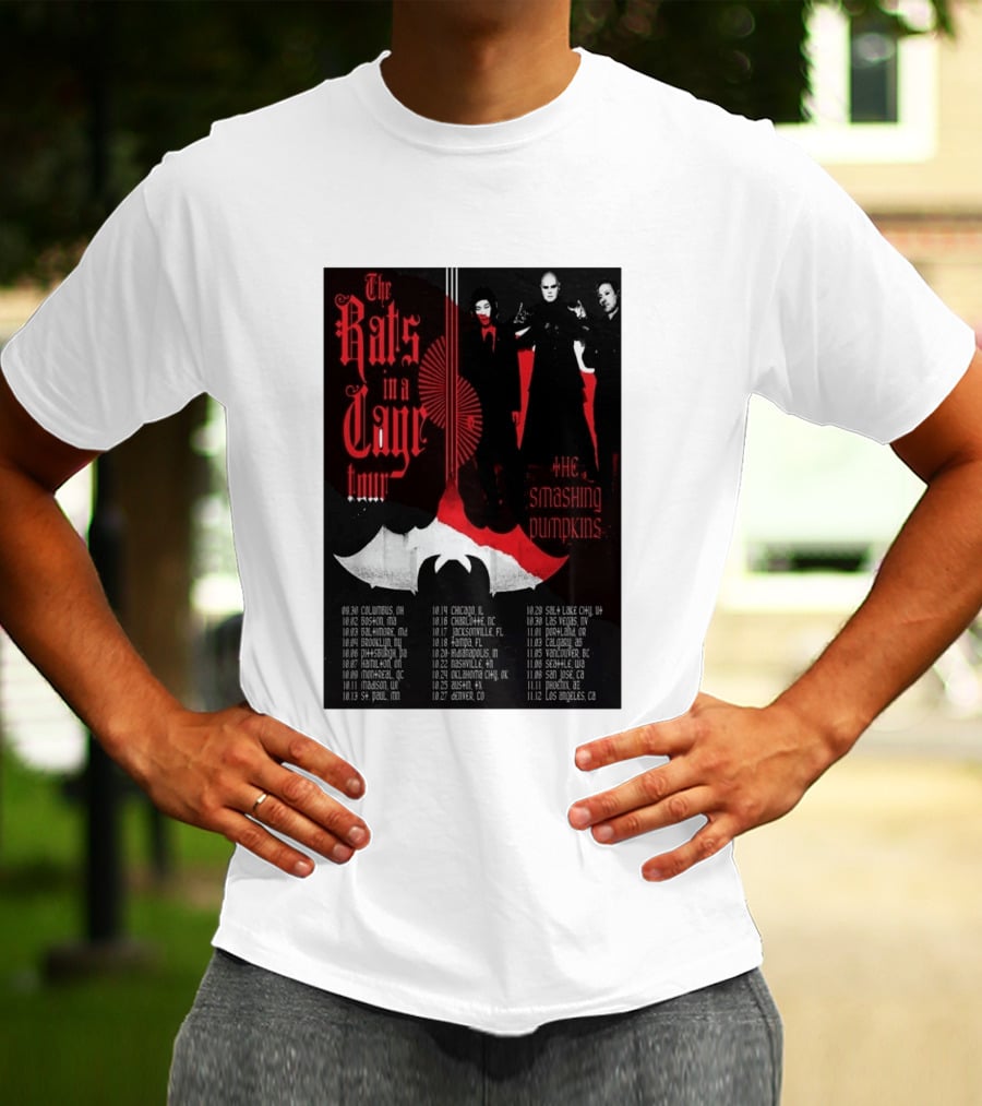 The Smashing Pumpkins Rats In A Cage Tour 2026 T-Shirt