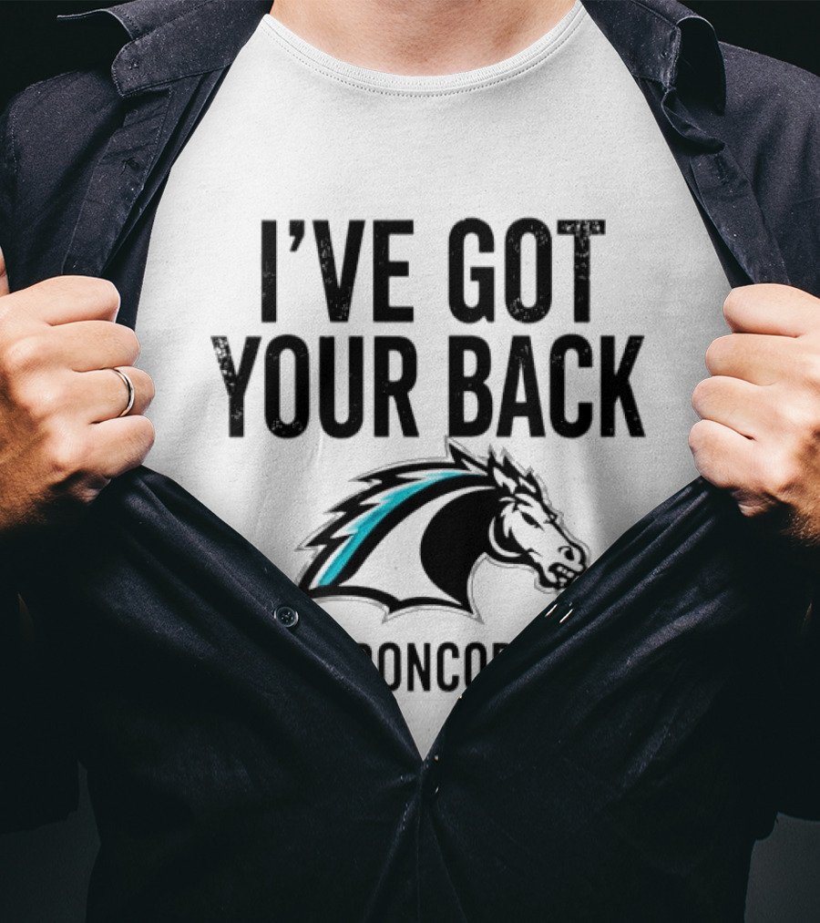 I've Got Your Back Bronco Pride Hashtag Bronco Head T-Shirt