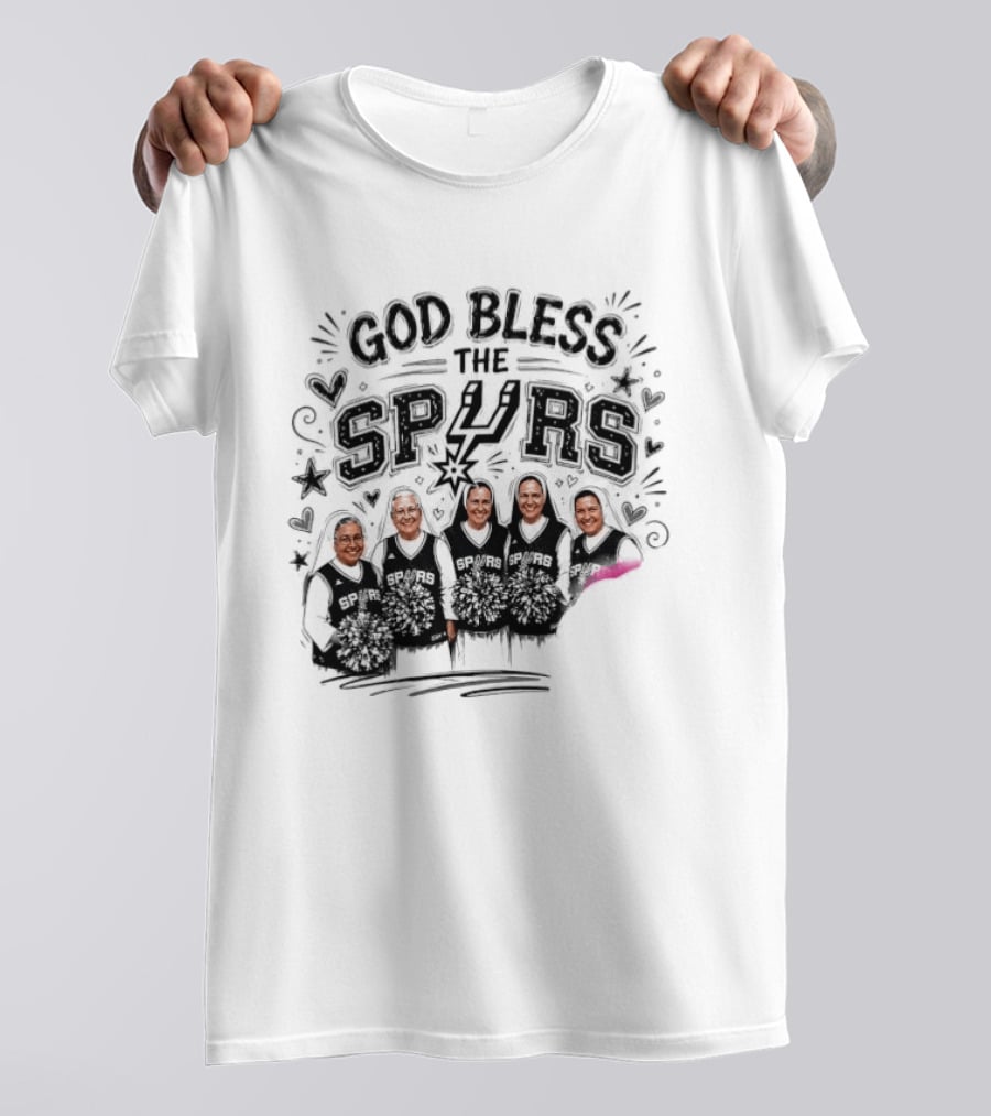 God Bless The Salesian Sisters Spurs Supporters T-Shirt