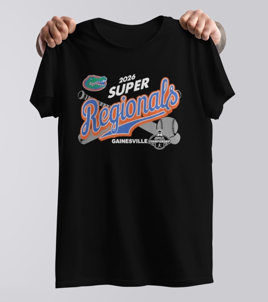 University Of Florida 2026 Gainesville Softball Super Regionals T-Shirt