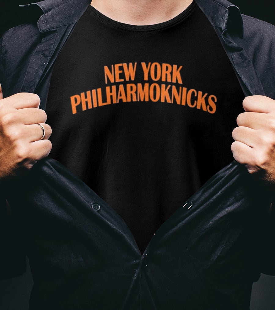 New York Philharmoknicks Knicks Inspired Collaboration T-Shirt