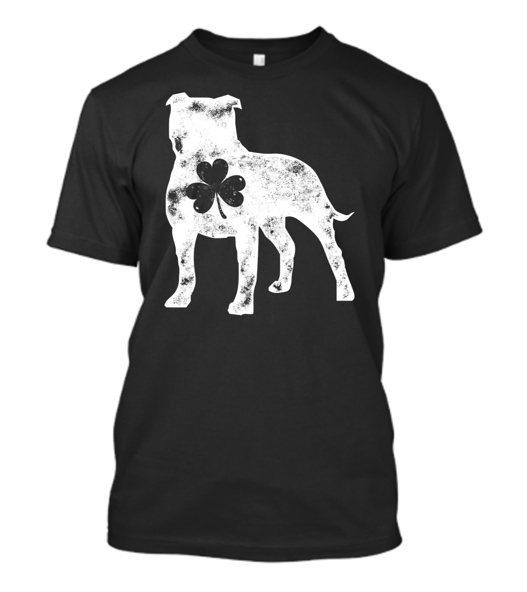 Pit Bull Shamrock St Patricks Day Dog Lover Men T-Shirt