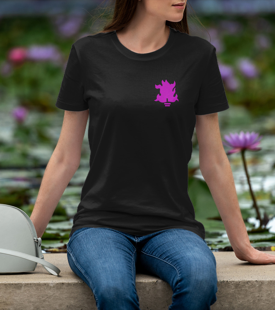 Lil Grian Purple Torch Flame Pixel T-Shirt